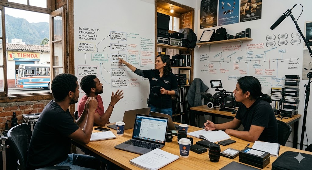 El papel de las productoras audiovisuales en Colombia
